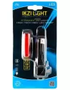 IKZI achterlicht Straight25, Hi-Tech COB-LED USB recharge, rood