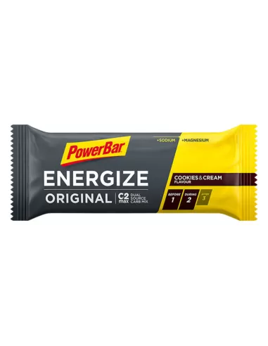 PowerBar Energize C2Max Original (25 X 55gr) - Cookies & Cream - New19